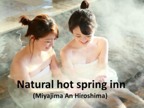 Ryokan with natural hot springs and okonomiyaki Miyajima-an Hiroshima, Hatsukaichi